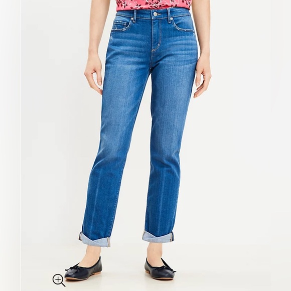 LOFT Girlfriend jeans - Picture 2 of 9